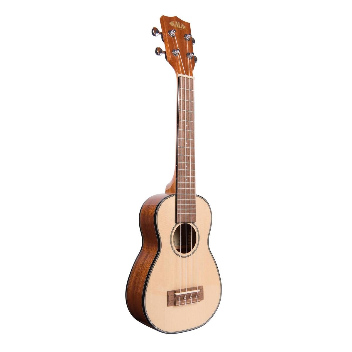 Kala Gloss Solid Spruce Mahogany Long Neck Soprano Ukulele #KA-SSLNG