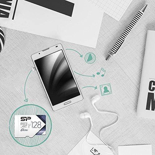 Silicon Power 128GB Micro SDXC UHS-1 Memory Card Limited Edition- with Adapter (SP128GBSTXBU1V21AU)