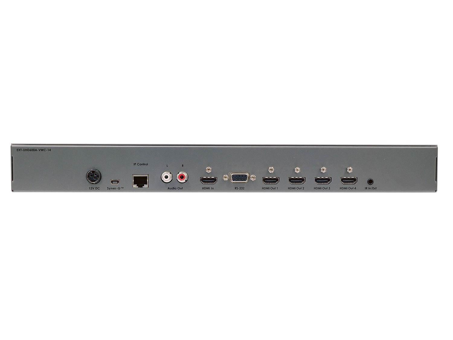4K Ultra HD 600 MHz 1x4 Video Wall Controller with Audio De-Embedder
