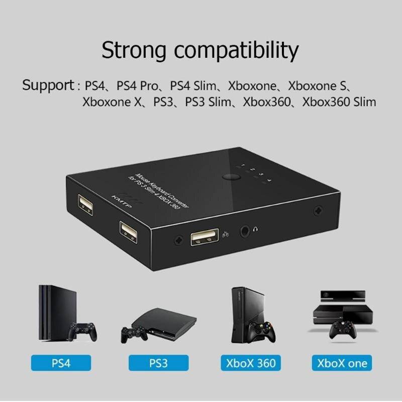 Mouse Keyboard Converter Adapter for PS4/PS3/XBO XONE/XBOX 360 Nintend Switch  Mice Keyboard Converter
