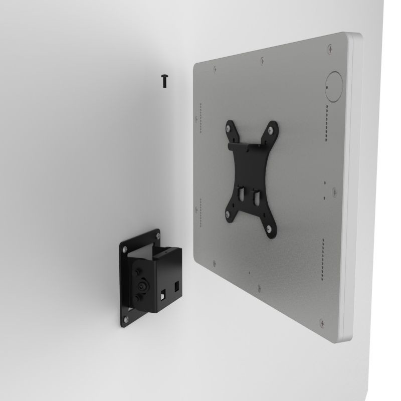 VidaMount Light Grey Enclosure and Tilting VESA Slim Wall Mount [Bundle] compatible with iPad Pro 12.9" (3rd Gen)