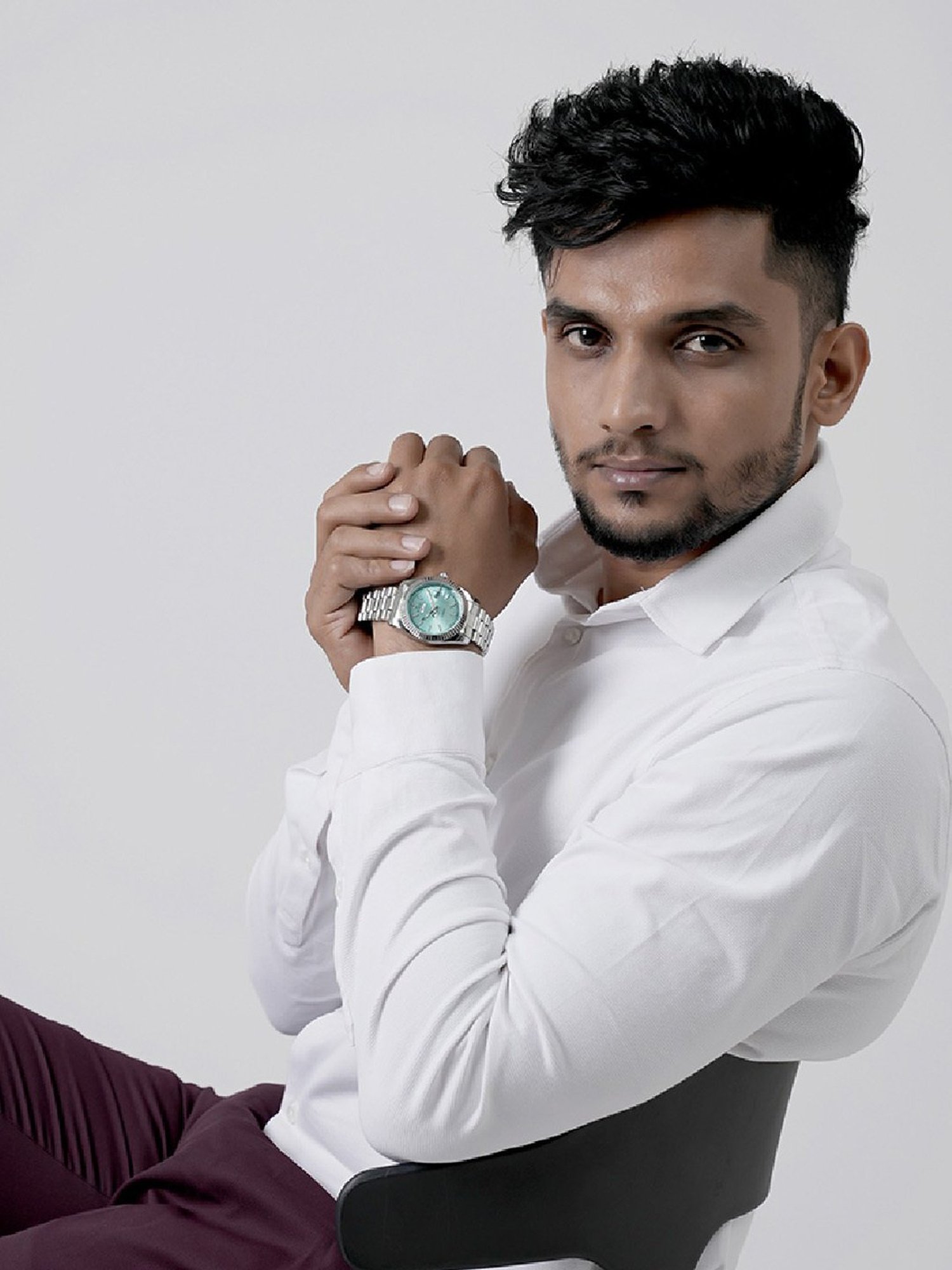 Sylvi Nitroneon 1 Starboard Analog Watch for Men