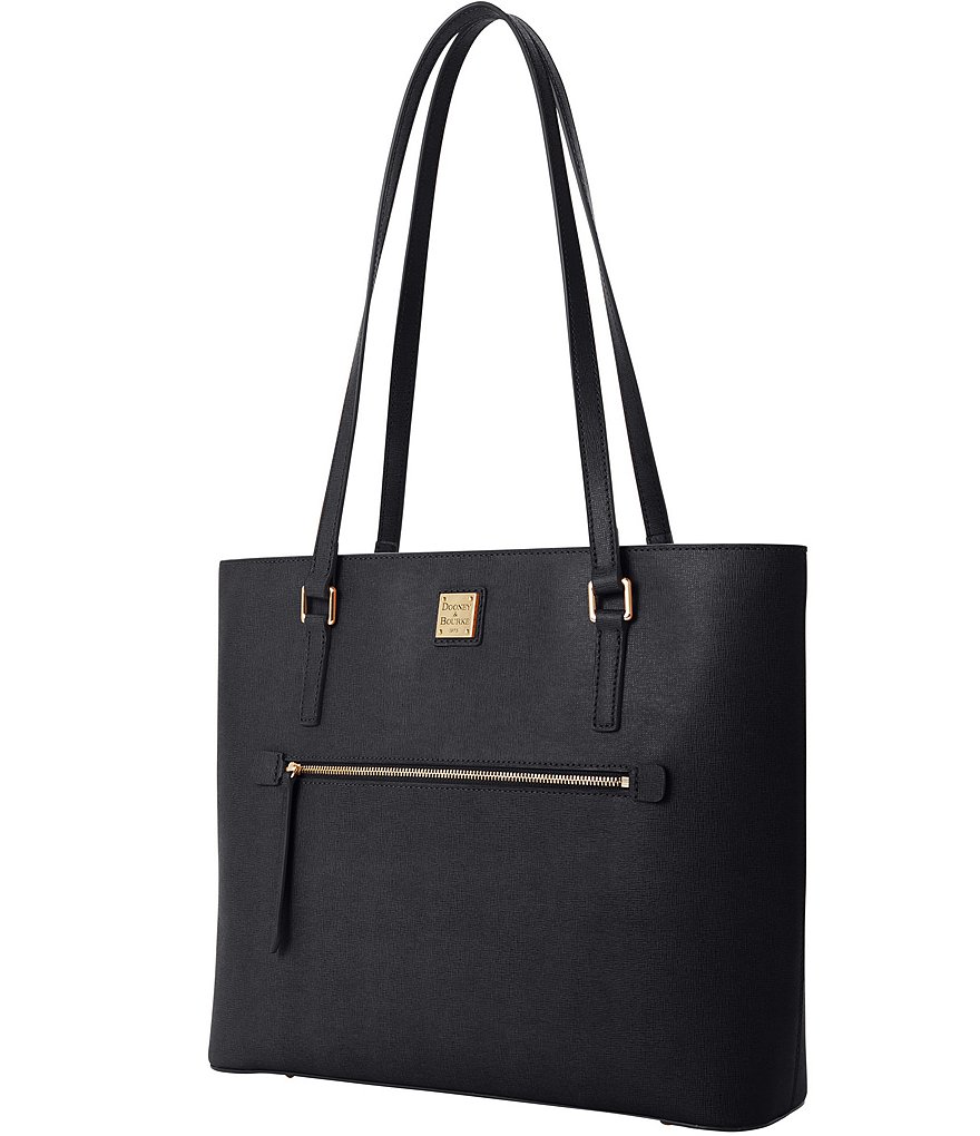 Dooney & Bourke Saffiano Collection Large Leather Shopper Tote Bag