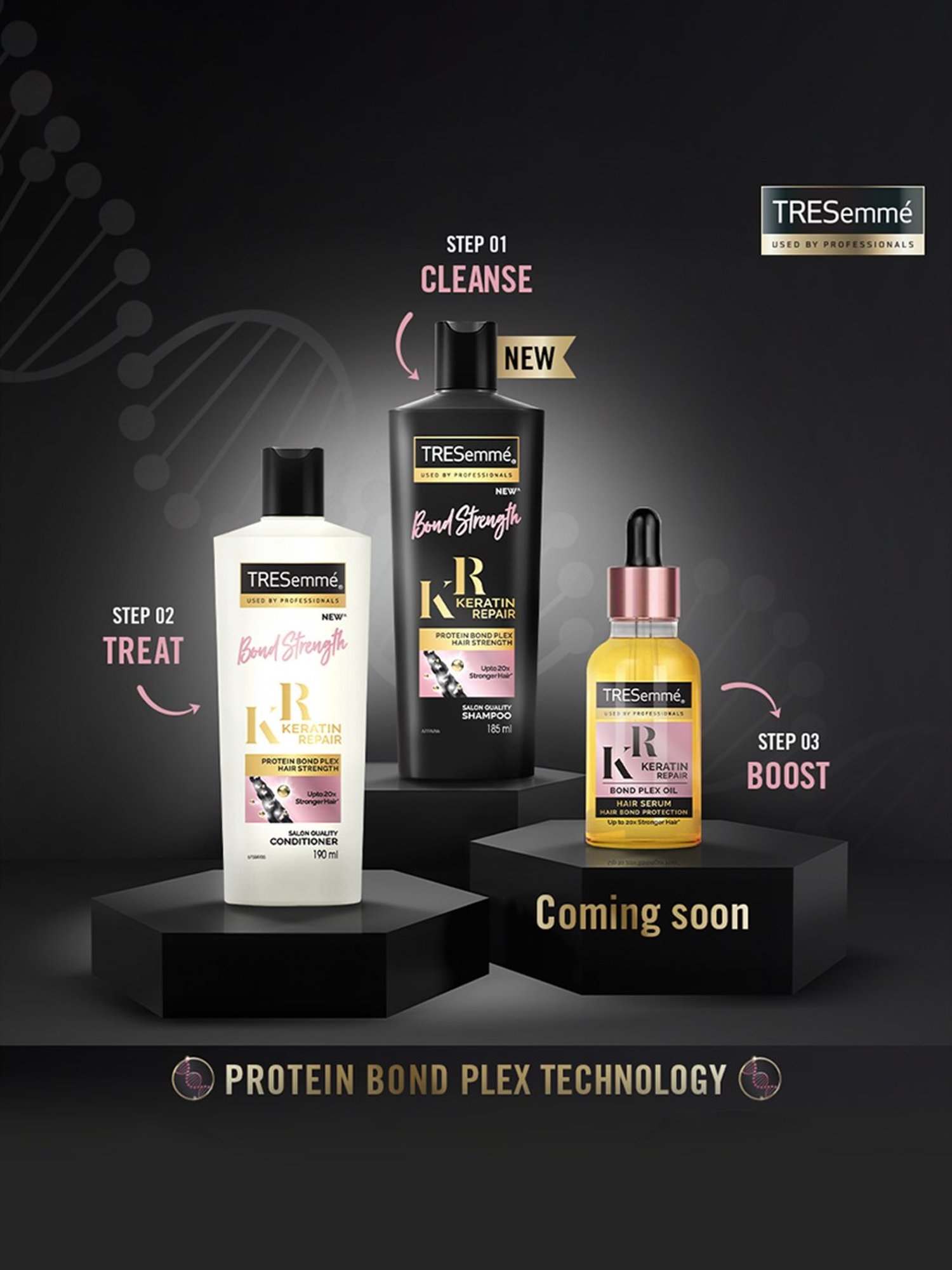 Tresemme Keratin Repair Bond Strength Shampoo - 580 ml