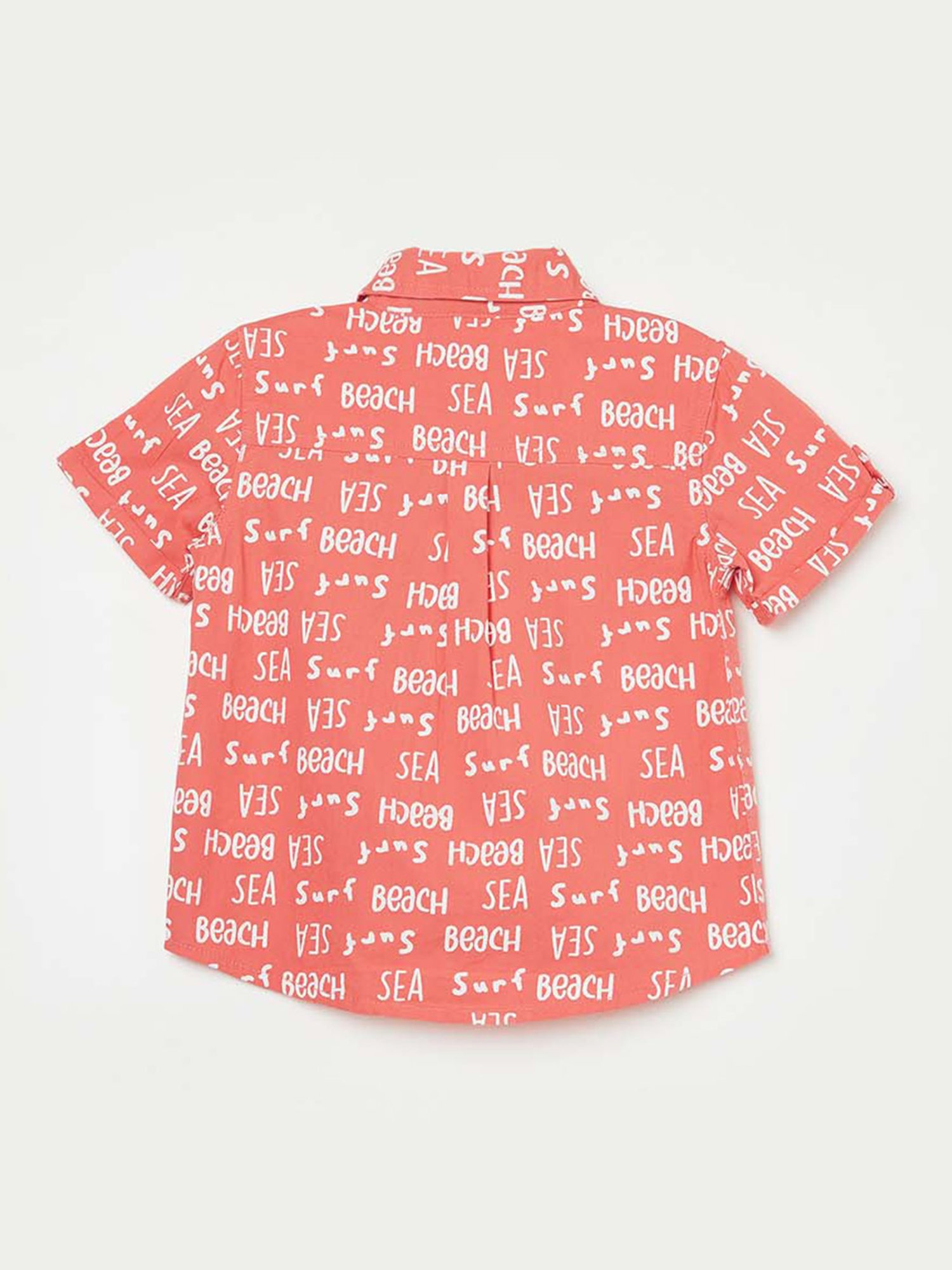 Juniors by Lifestyle Kids Coral Cotton Printed Shirt