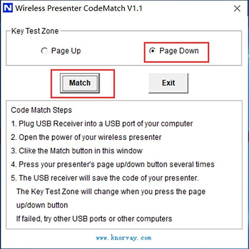 USB Receiver for Wireless Presenter N27/N76 RBK/N76 GBK, USB Adapter/USB Dongle for  Wireless Presentation Clicker