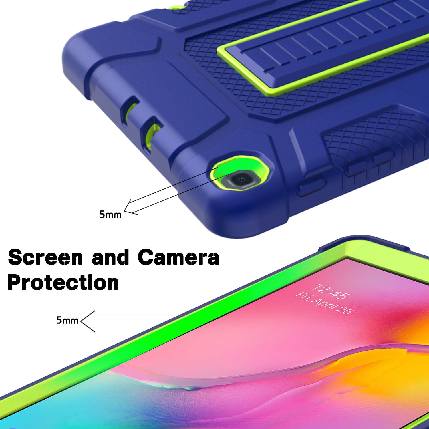 Donwell For Samsung Galaxy Tab A 10.1" 2019 SM-T510 Shockproof Tablet Stand Case Cover