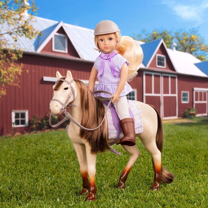 Lori Doll with Horse Marjorie & Maple