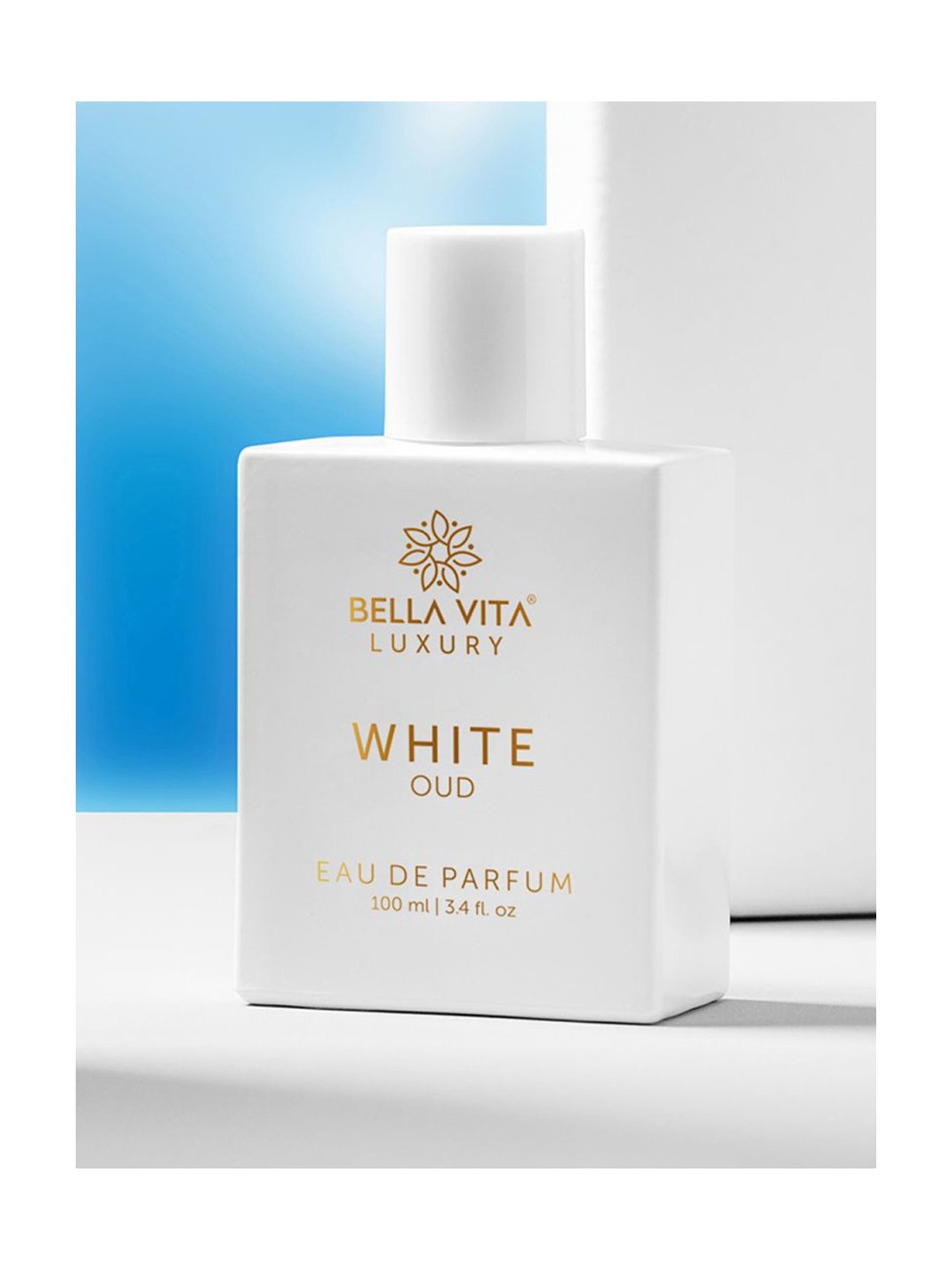 Bella Vita Luxury White Oud Unisex Perfume for Men & Women Soft Oud Long Lasting Fragrance - 100 ml