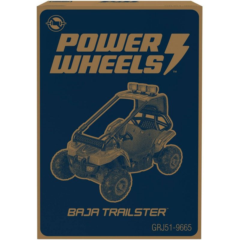 Power Wheels 12V Baja Trailster Powered Ride-On - Red/Black