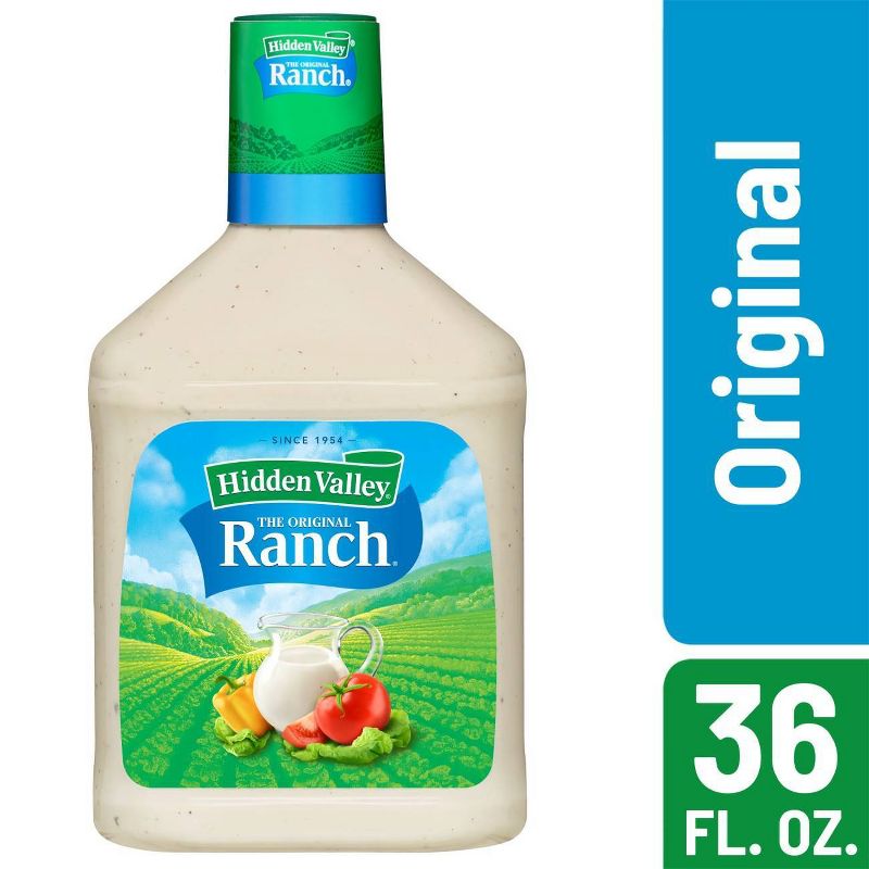 Hidden Valley Original Ranch Salad Dressing & Topping - Gluten Free - 36fl oz