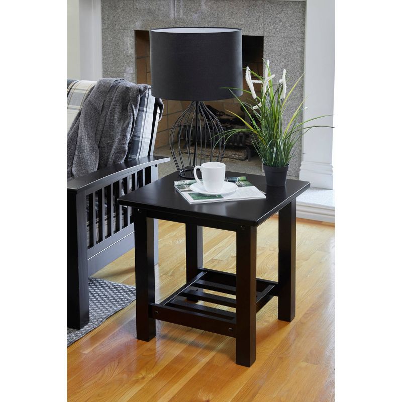 Set of 2 Bedford Grove Wood End Table, - Espresso Brown - Handy Living