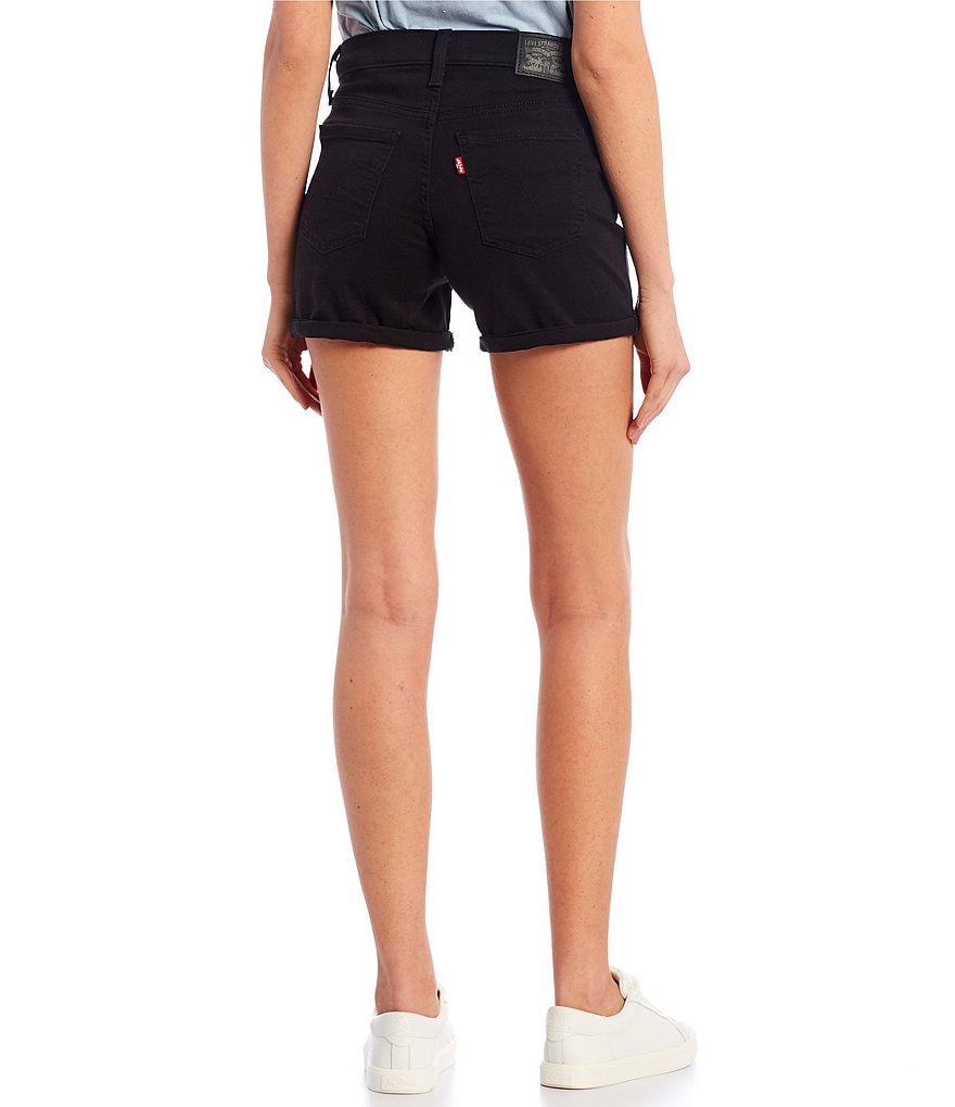 Celebrity Pink High Rise Destructed Frayed Hem Denim Shorts