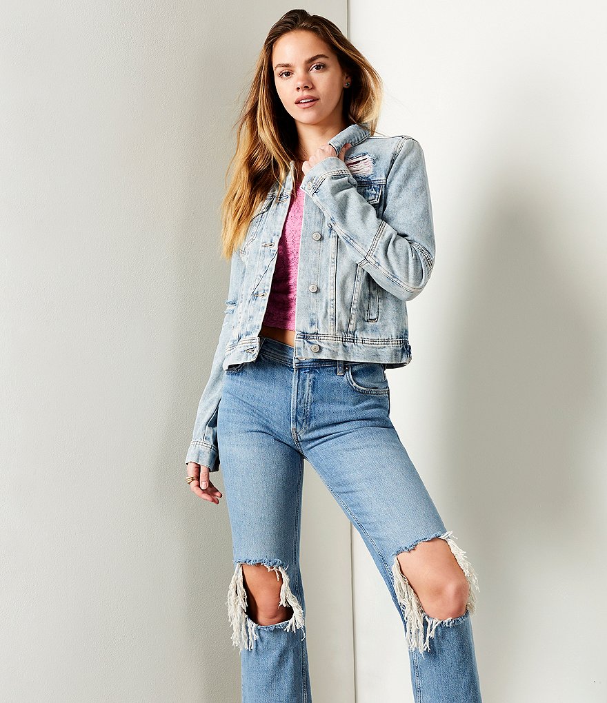Free People Rumors Denim Jacket