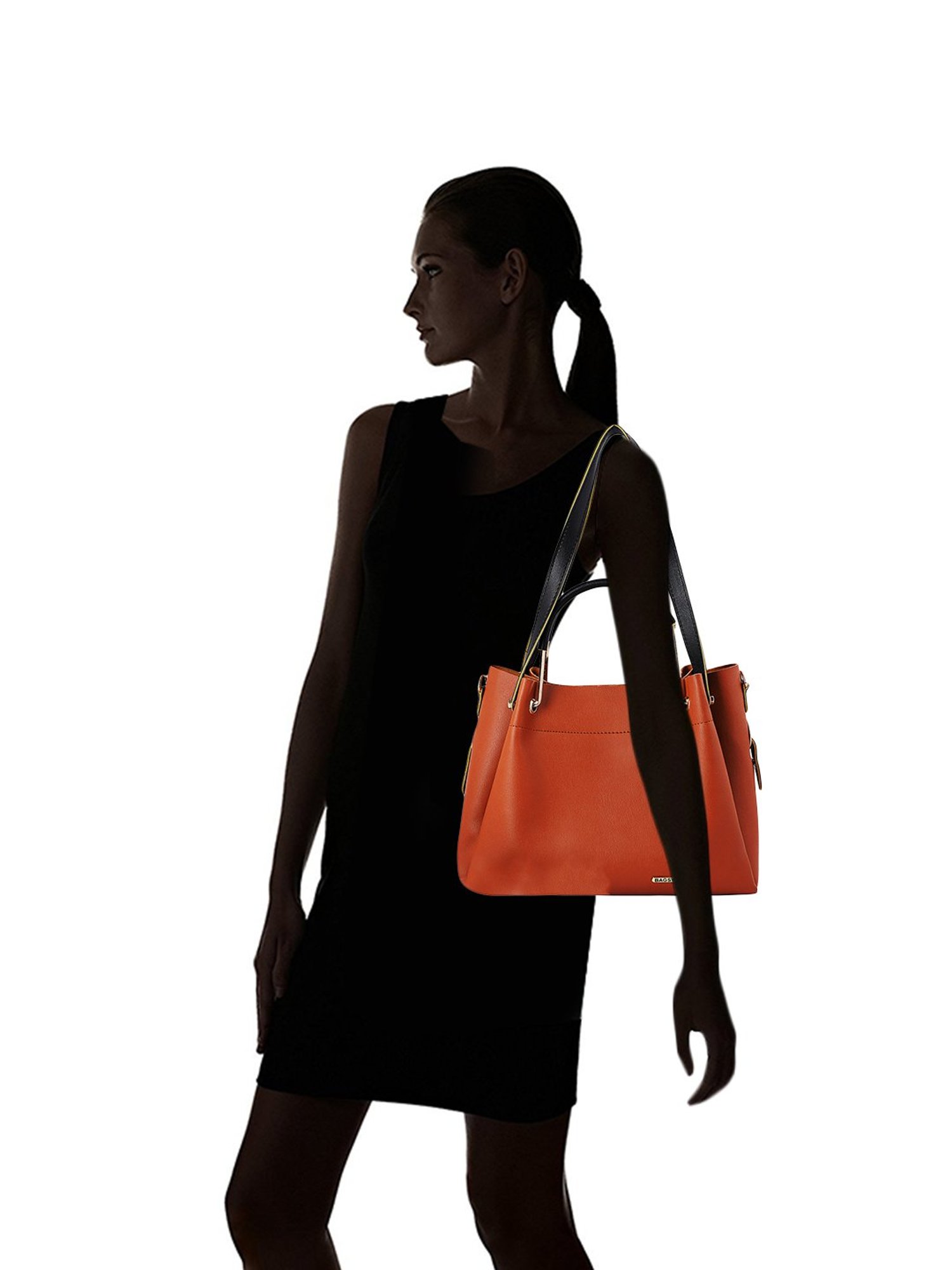 Bagsy Malone Tan Shoulder Handbag with Sling Handbag