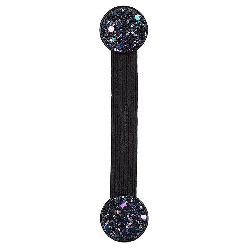 STRAPS Sparkly Phone Grip Phone Strap Black Glitter
