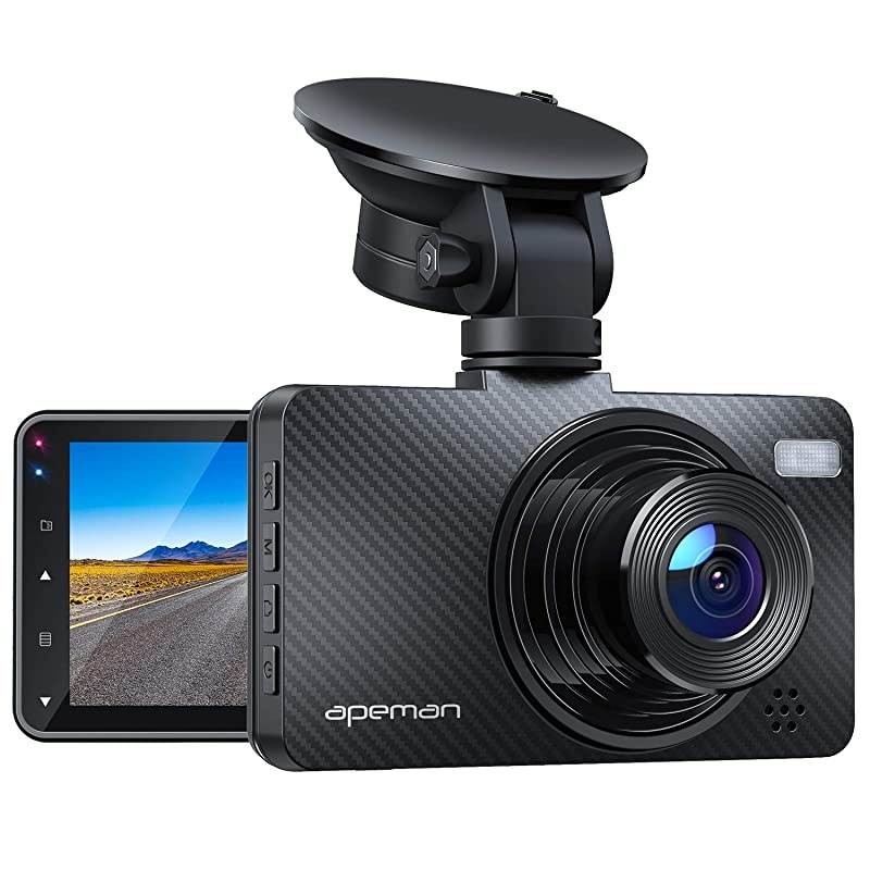 Dash Cam C660, Superior Night Vision with 8 IR Lights, 1080P Car Driving Recorder, 3'' IPS Screen, 170&deg; Wide Angle, WDR, G-sensor, Parking Monitor, Motion Detection, Loop Recording, Support GPS