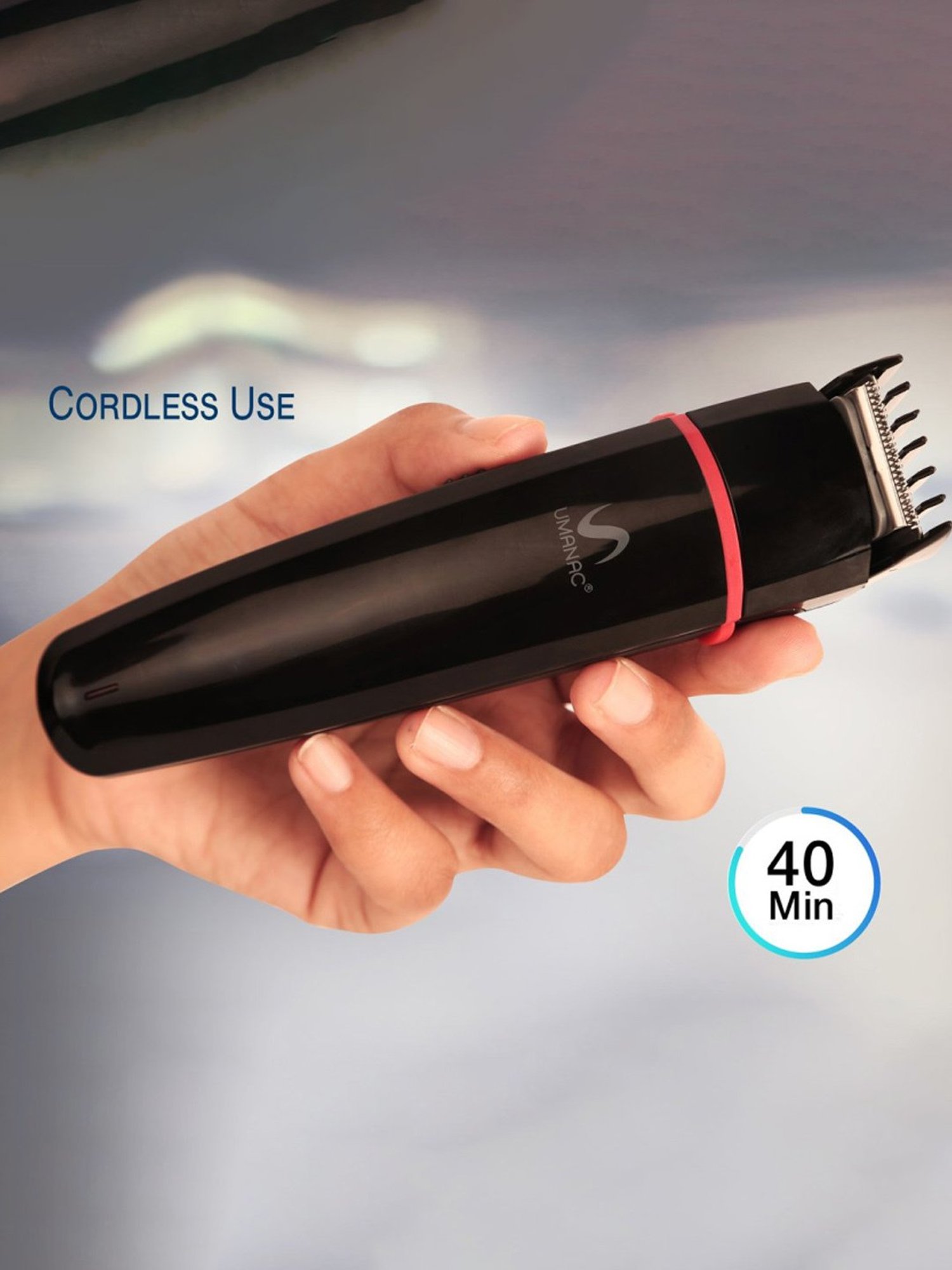 Umanac TR4021 USB Hair Trimmer (Black)
