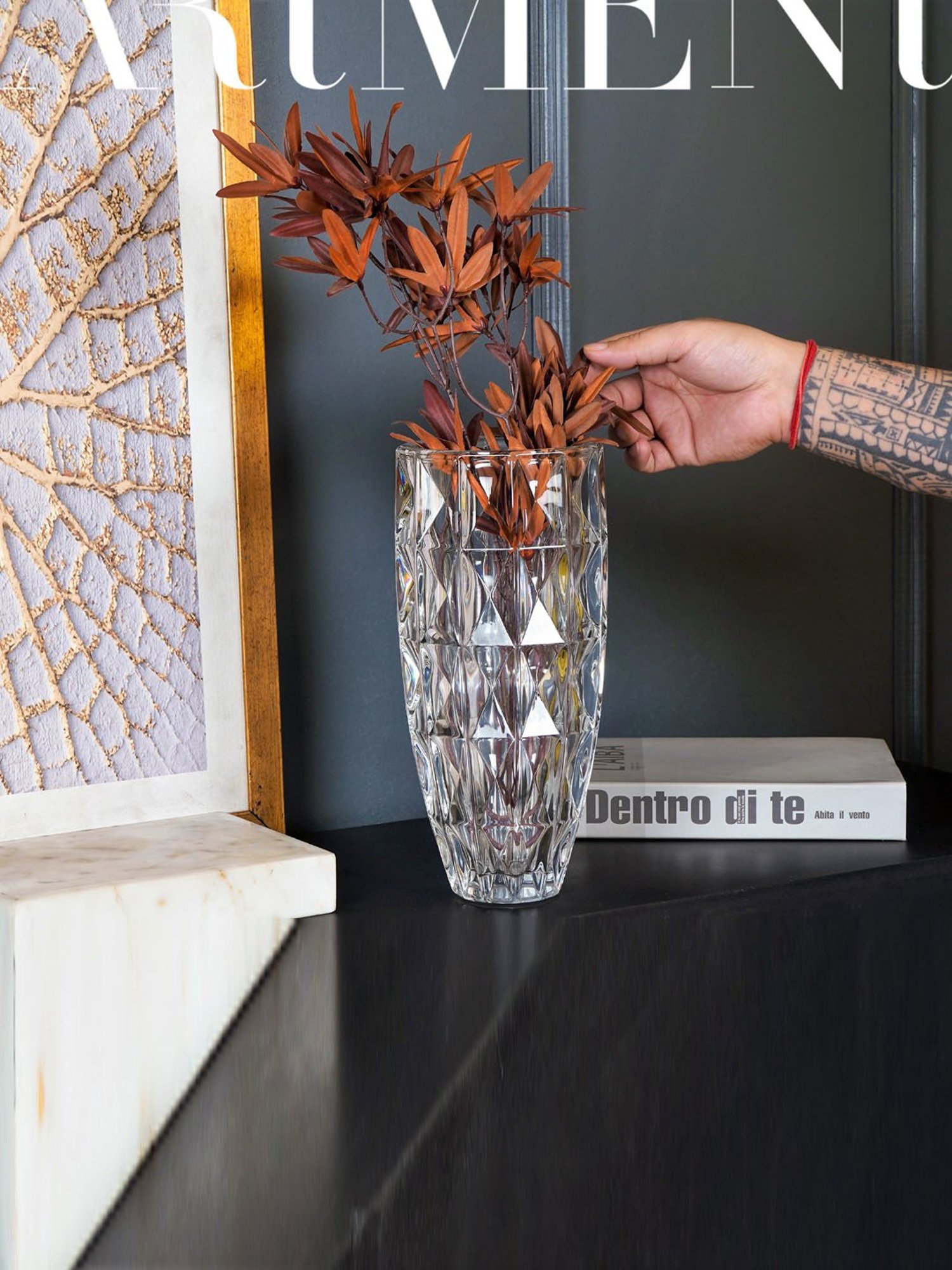 The Artment Modern Art Crystal Heights Vase