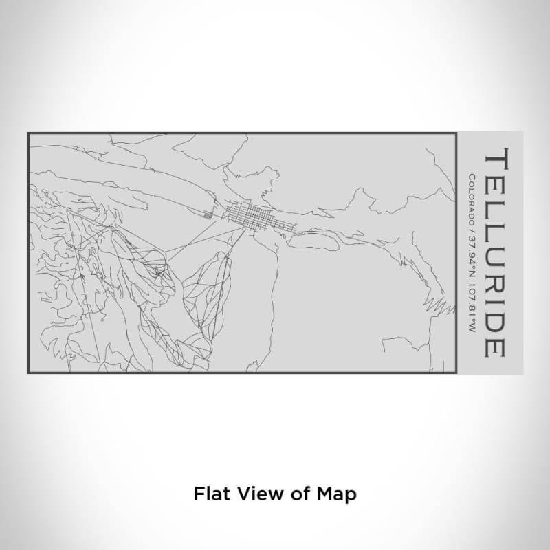 Telluride - Colorado Map Insulated Bottle