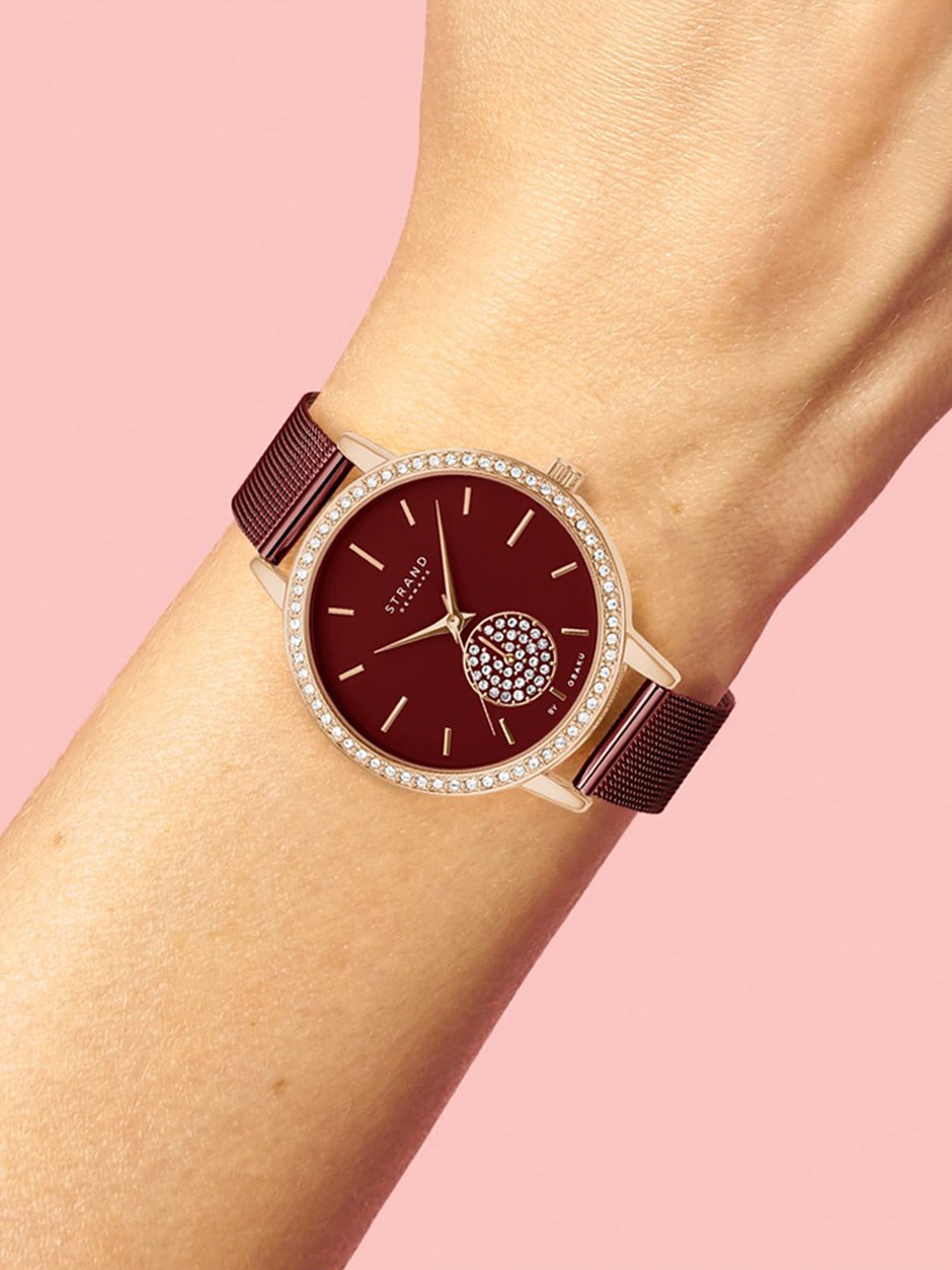 STRAND by Obaku S705LXVDMD Isla Analog Watch for Women