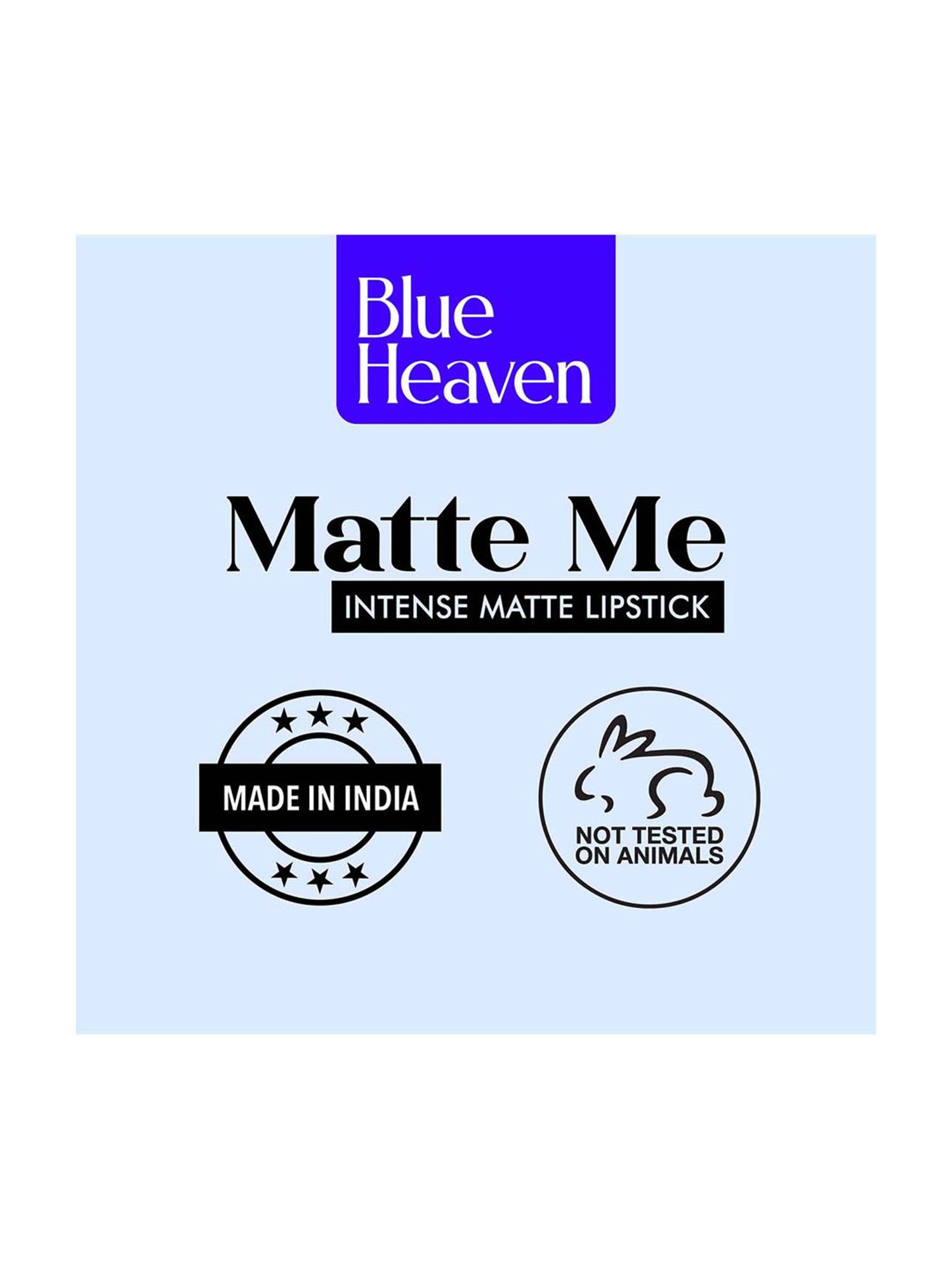 Blue Heaven Matte Me Intense Matte Lipstick Cherry Cheer 309 - 4 gm