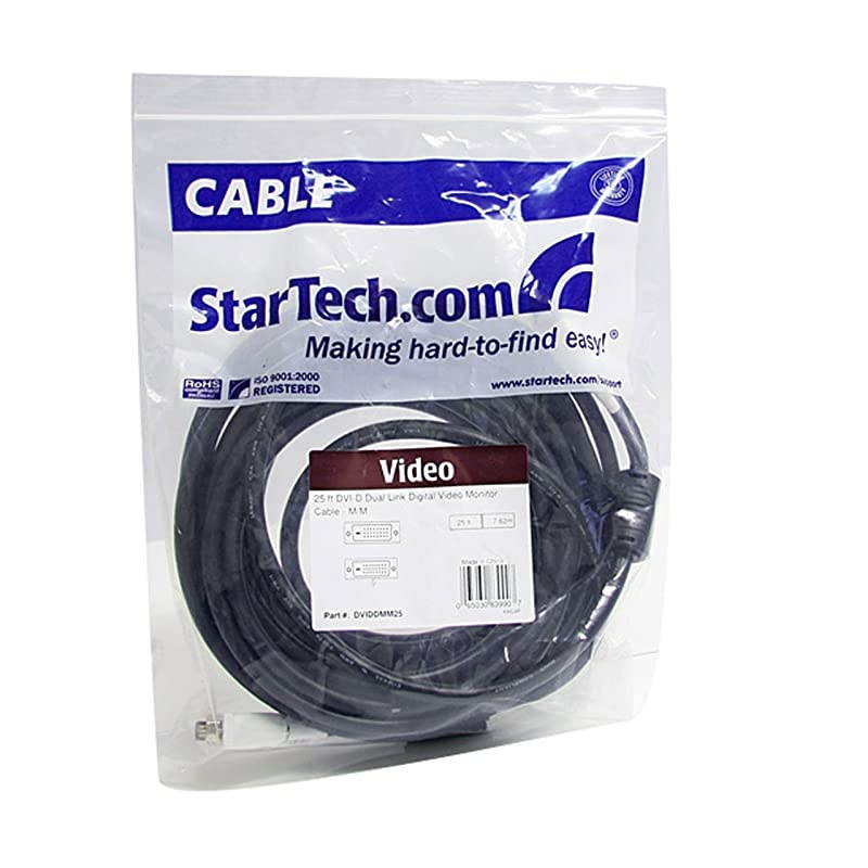 DAT 7321D Black Male to Male One DVI-D to DVI-D Single Link Cable