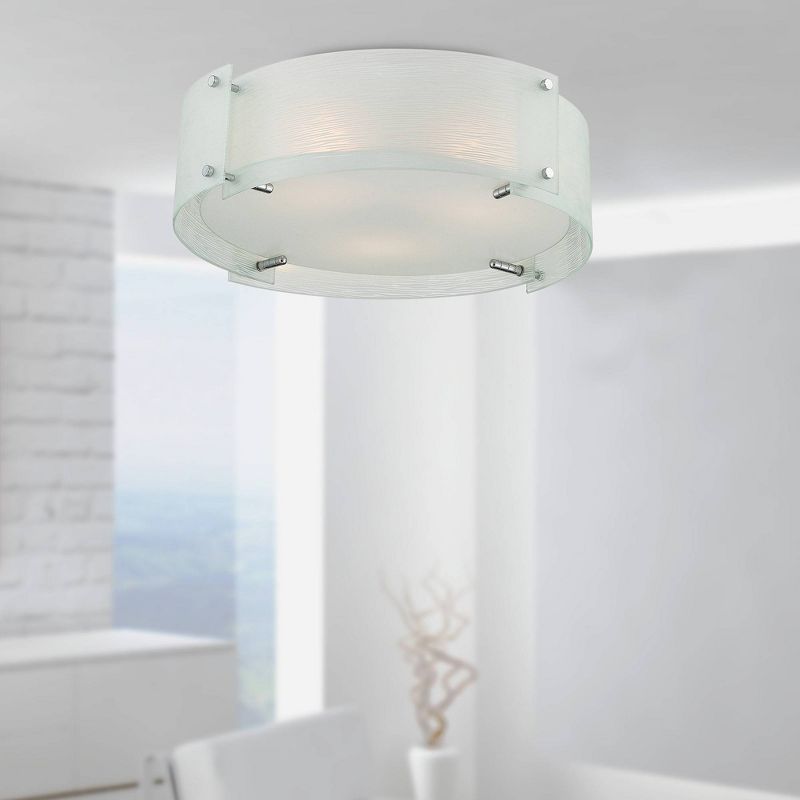 Kaelin 3 Light Flush Mount - Chrome