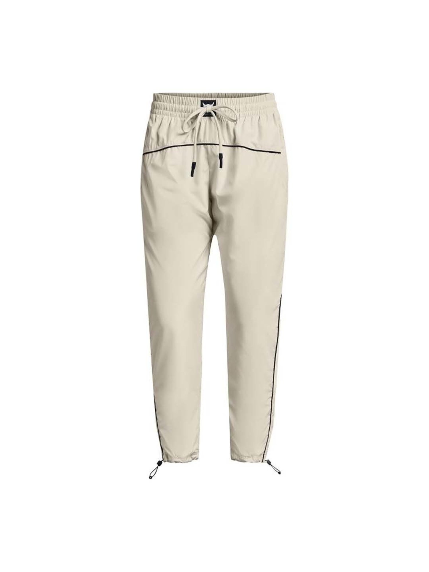 UNDER ARMOUR White Mid Rise Sports Track Pants