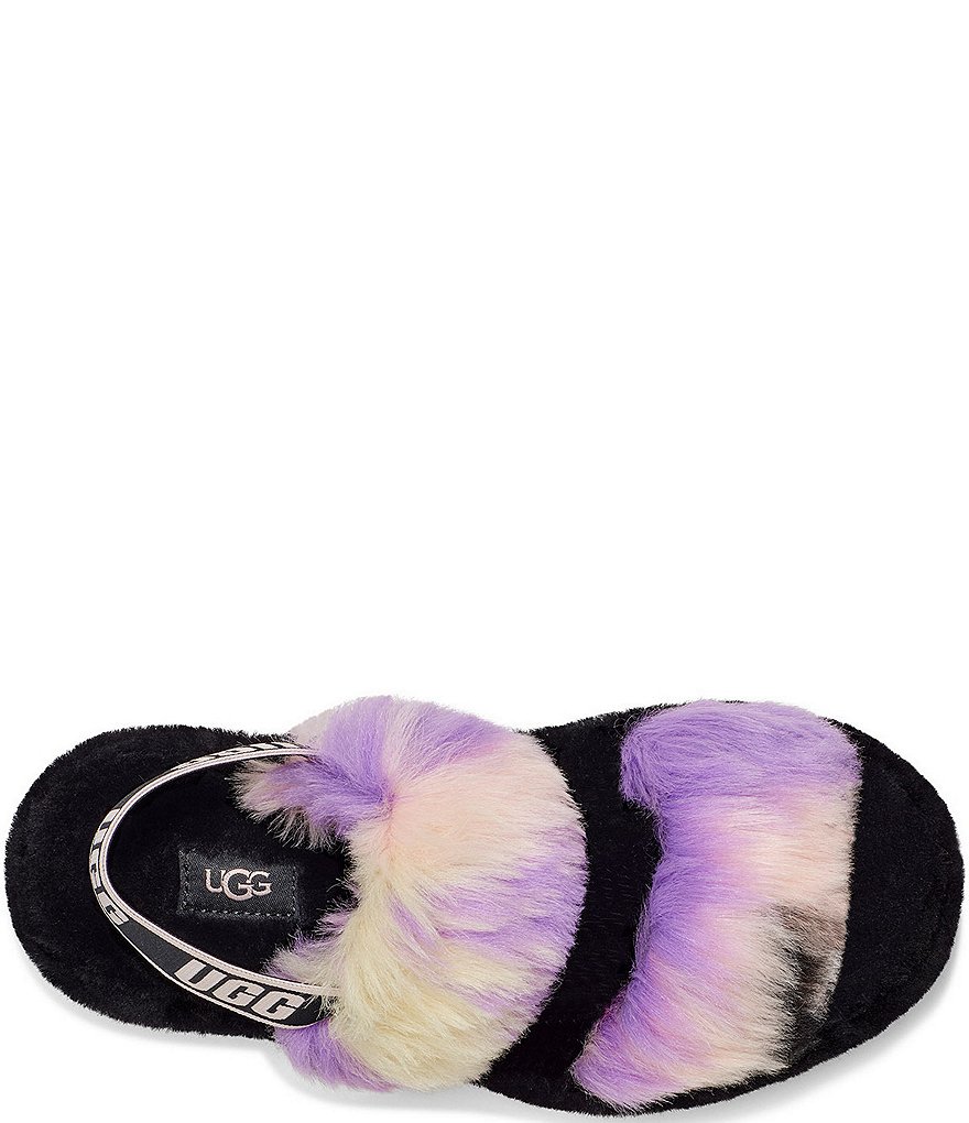 UGG&reg; Oh Yeah Tie-Dye Faux Shearling Slides