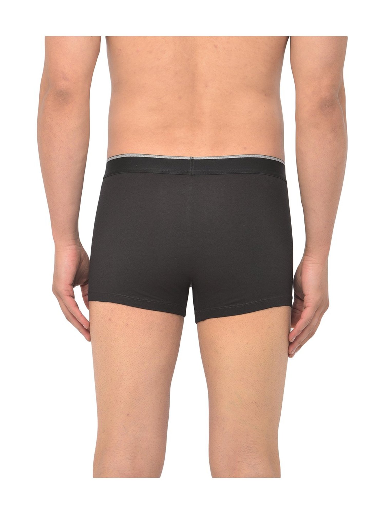 Woodland Black Solid High Rise Trunks