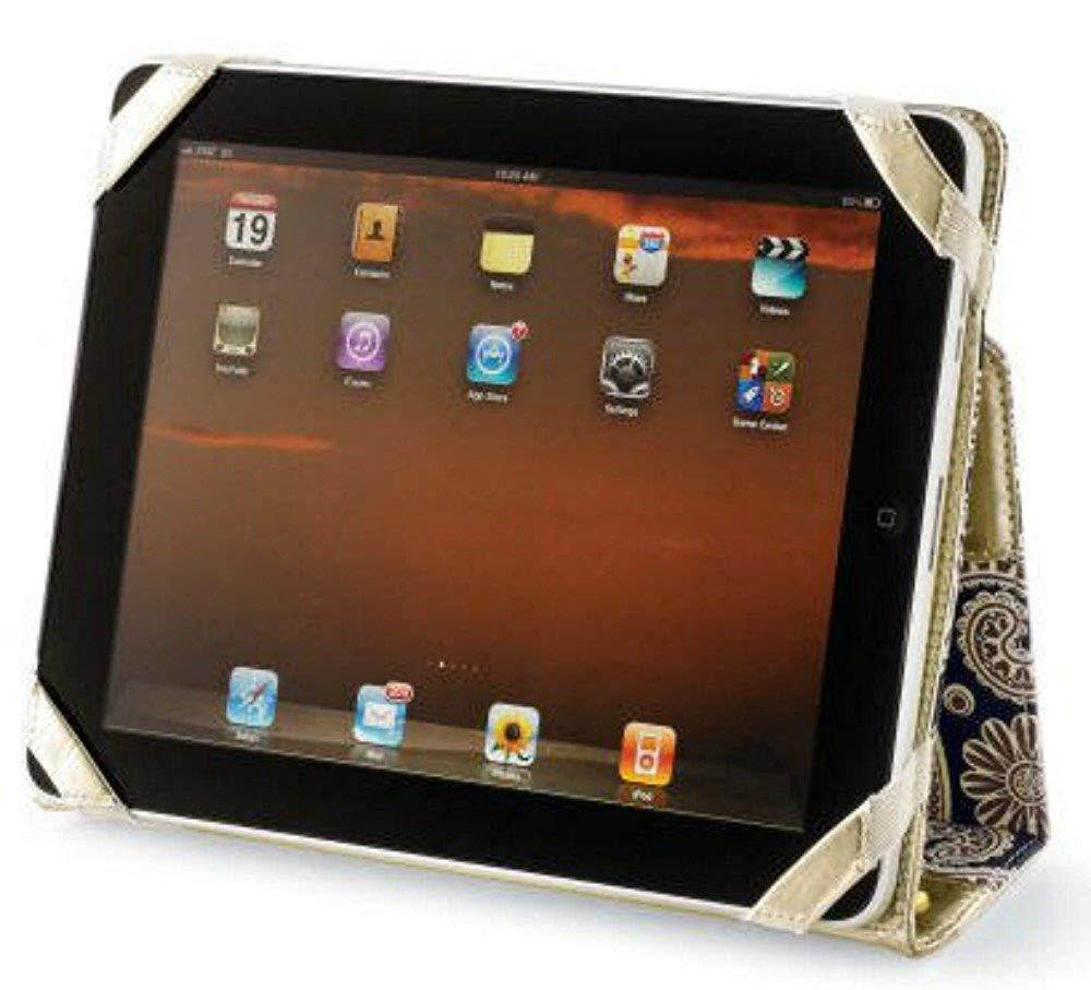 Mud Pie Black Paisley Ipad Case