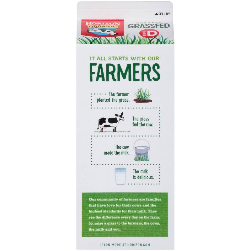 Horizon Organic Grassfed Vitamin D Milk - 0.5gal