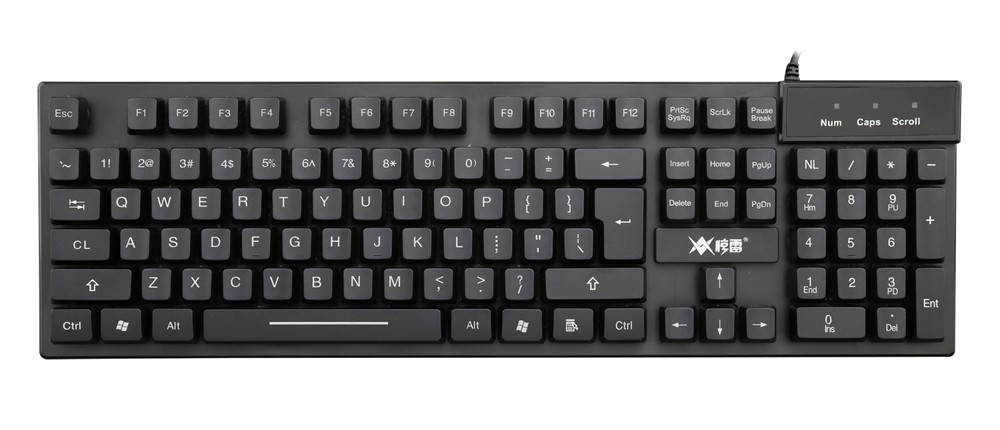 K-RAY K610 Wired Gaming Keyboard with 104 Keys, Comfortable Ergonomic Design