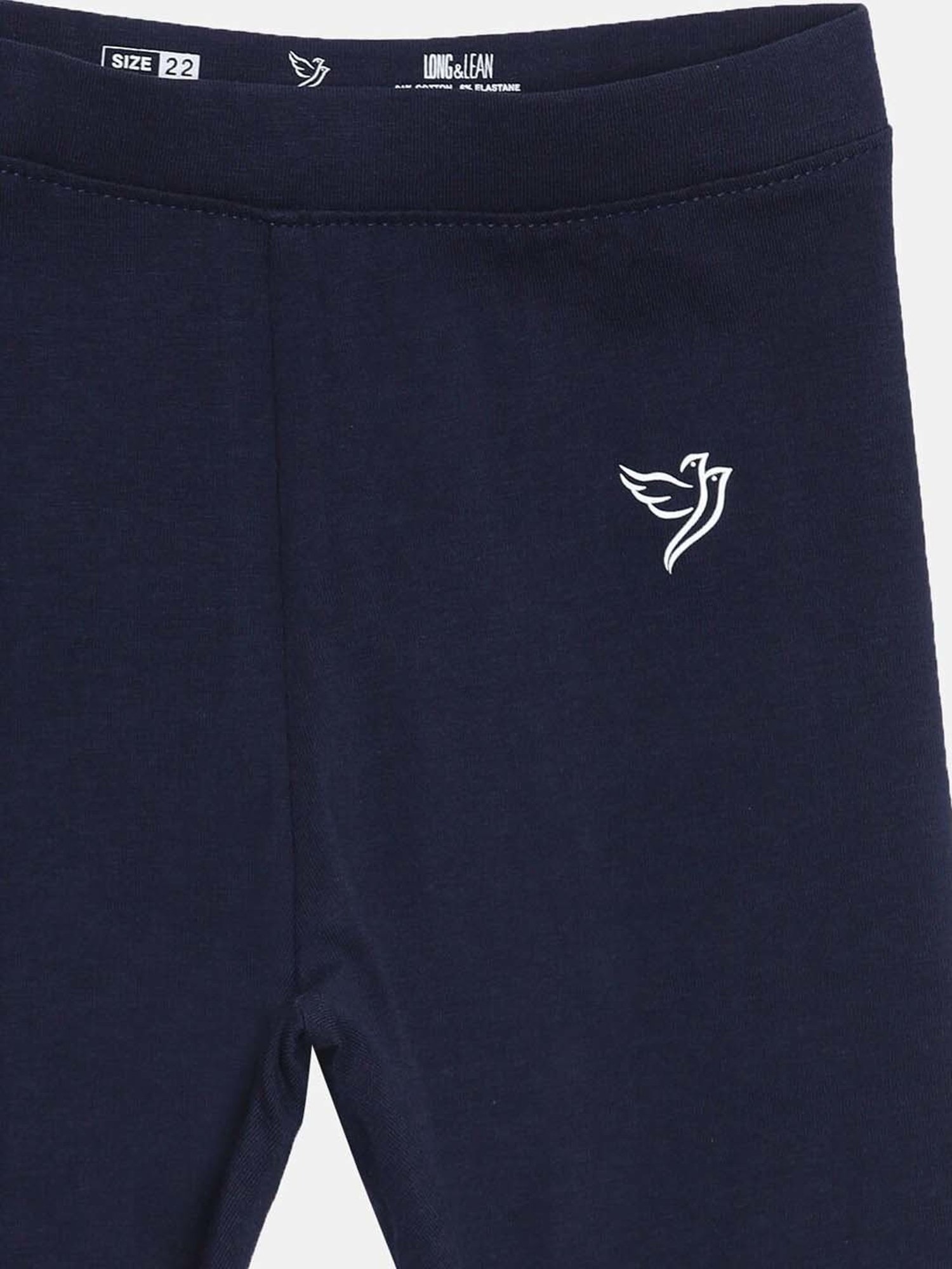 Pantaloons Junior Pink Cotton Embellished Leggings