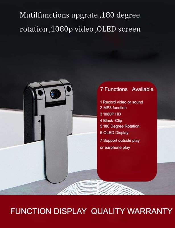 Digital Pen Recorder Video Voice Recording HD 1080P Pen Camera Voice Control Recorded Mini Camcorder With OLED Screen Play External