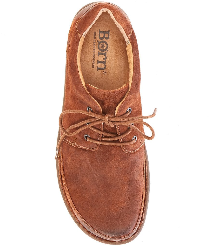 Born Men's Nigel 3-Eye Distressed Leather Oxfords