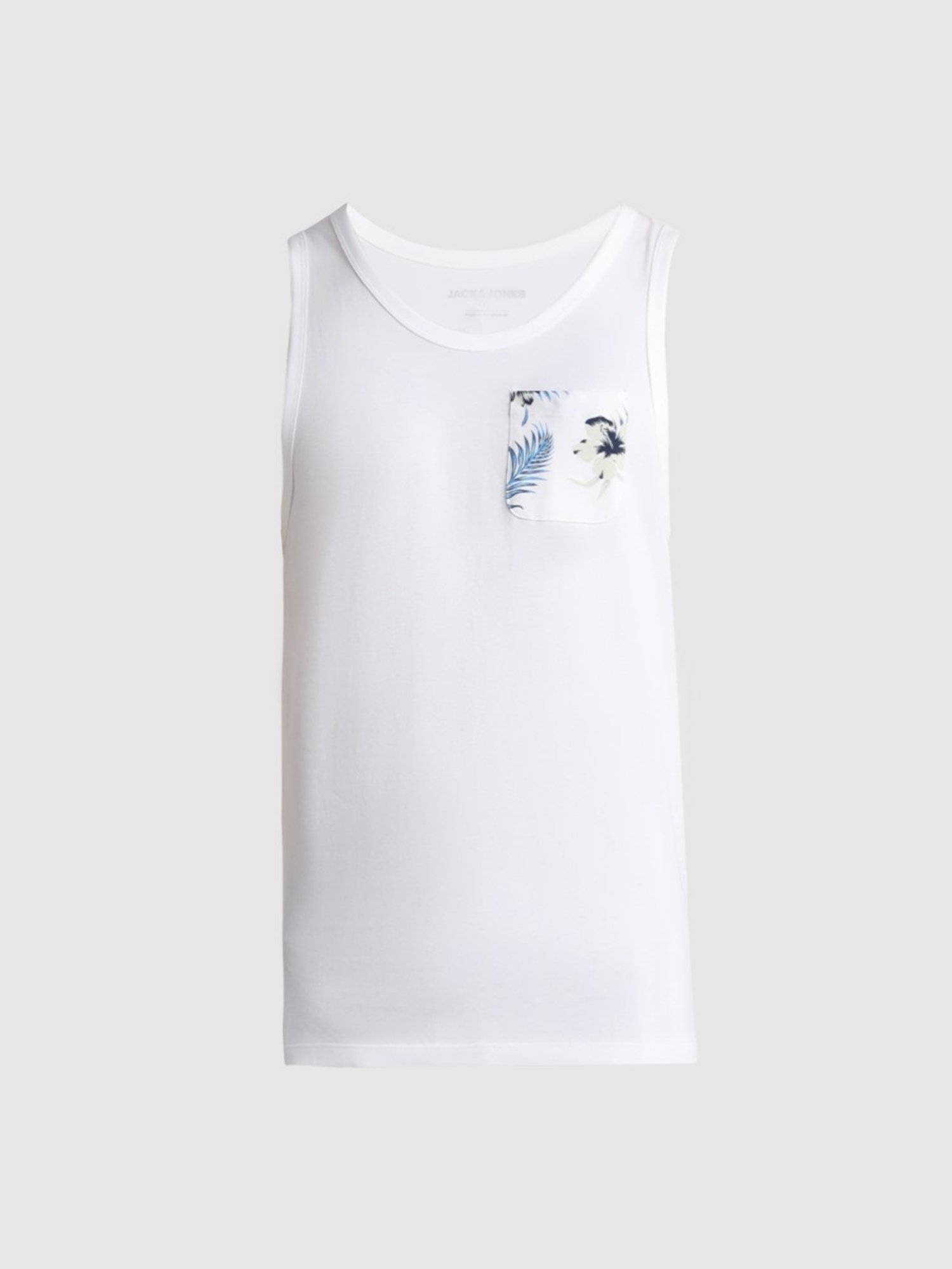Jack & Jones Cloud Dancer Cotton Slim Fit Tank Tee