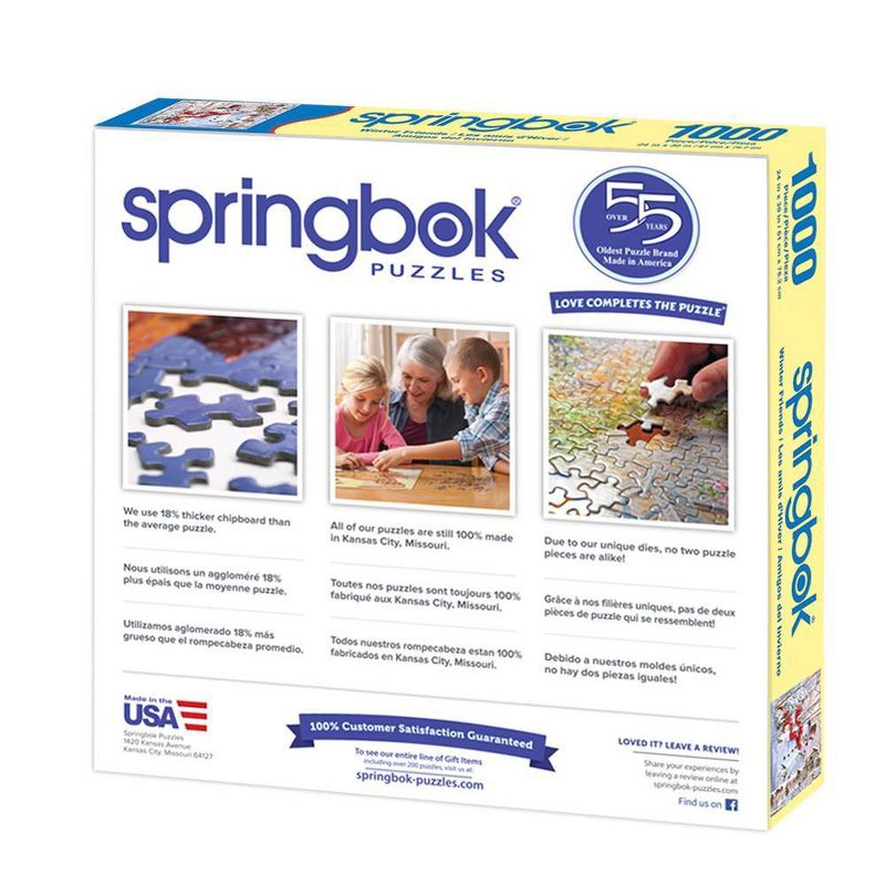 Springbok Winter Friends Puzzle 1000pc