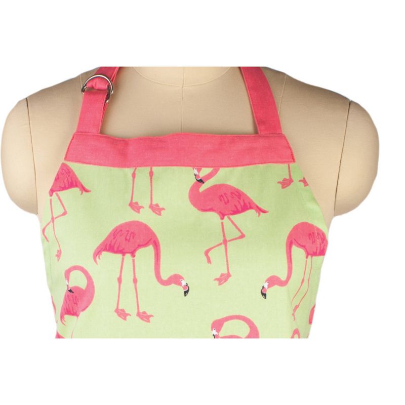 Cooking Apron Flock of Flamingos Print - Mu Kitchen
