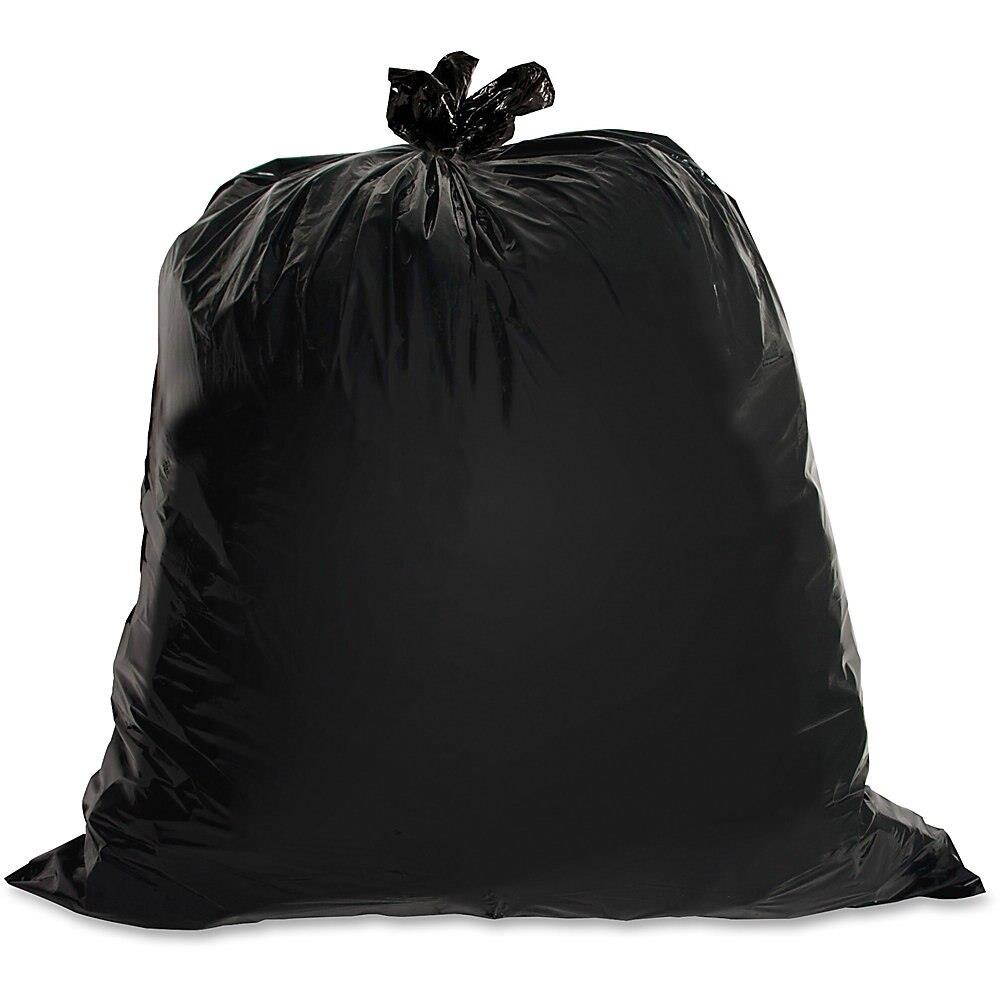 Genuine Joe Heavy-Duty Trash Bags 1.5 Mil 20-30 Gallon 100/CT Black 01532