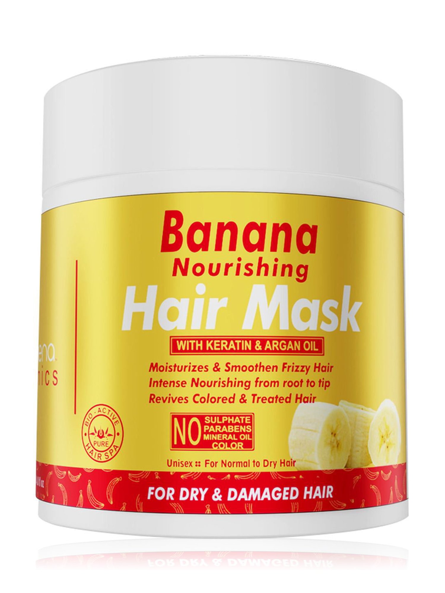 Volamena Nourishing Banana Hair Mask - 120 ml
