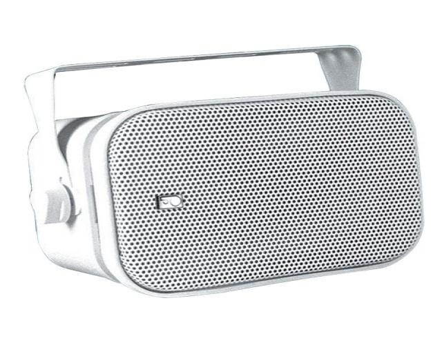 PolyPlanar MA800W Compact Box Speaker, Pair (White)