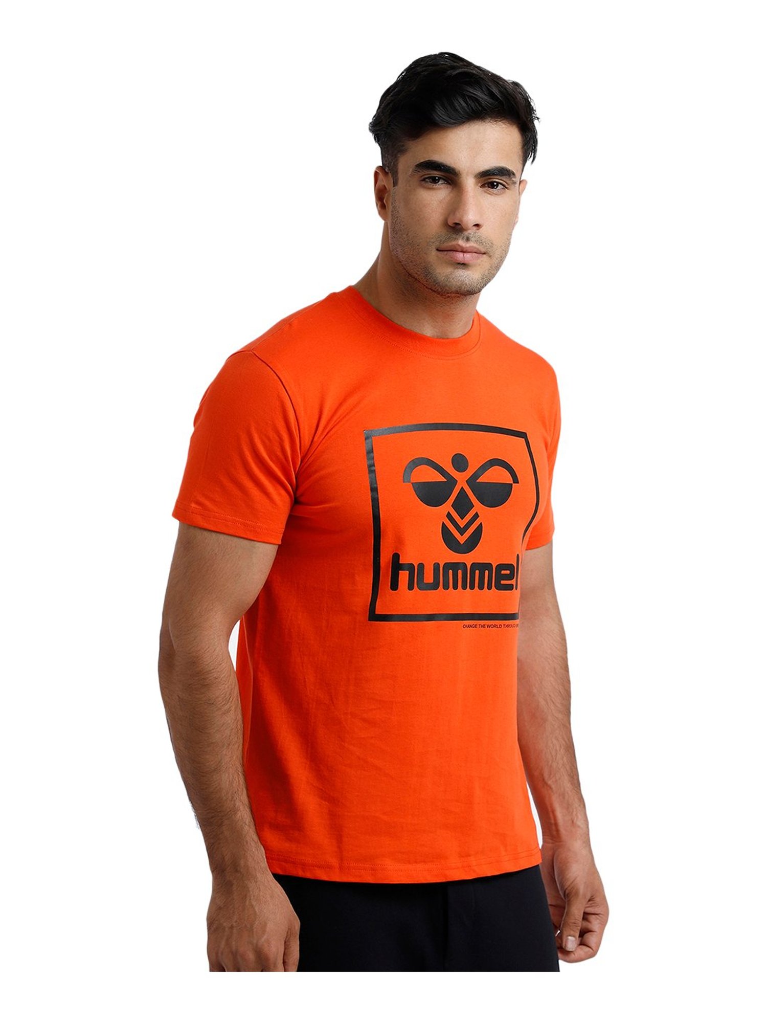 Hummel Orange Crew T-Shirt