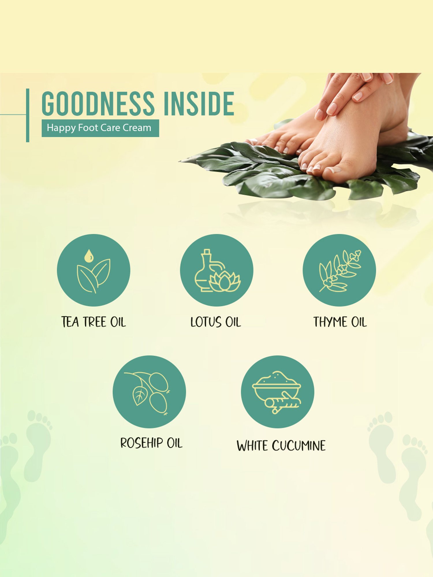 The Hade Calendula Foot Cream - 50 gm