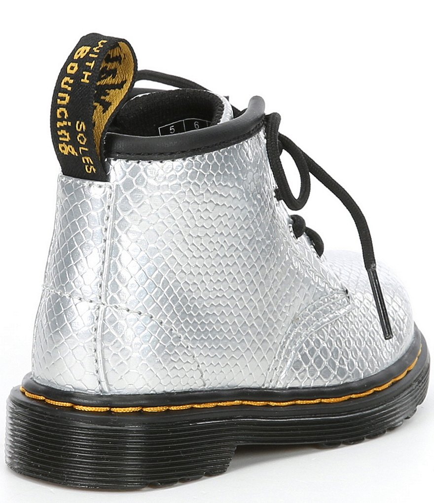 Dr. Martens Girls' 1460 Reptile Embossed Boots (Infant)