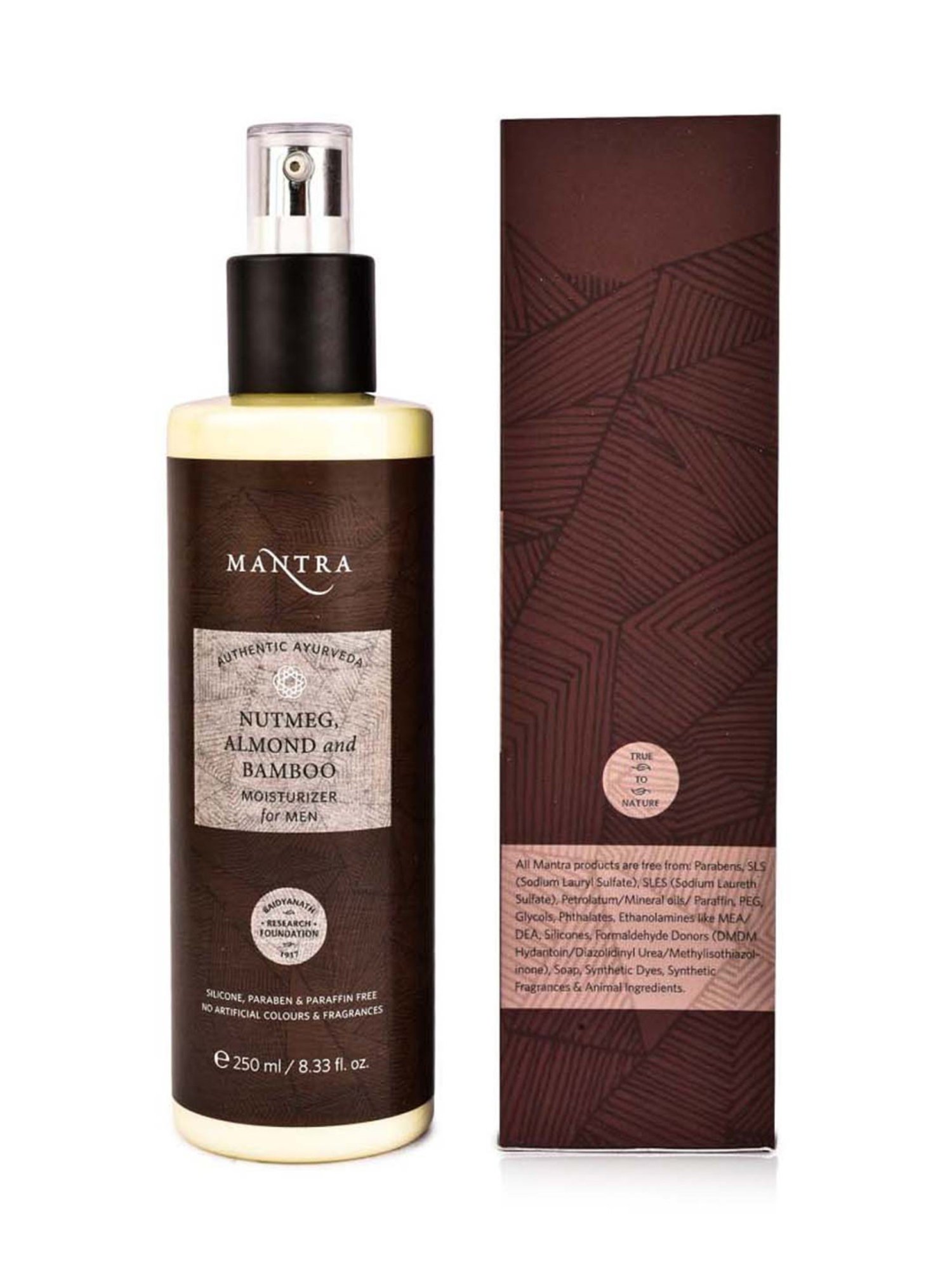 Mantra Herbal Nutmeg, Almond and Bamboo Moisturizer for Men - 250 ml