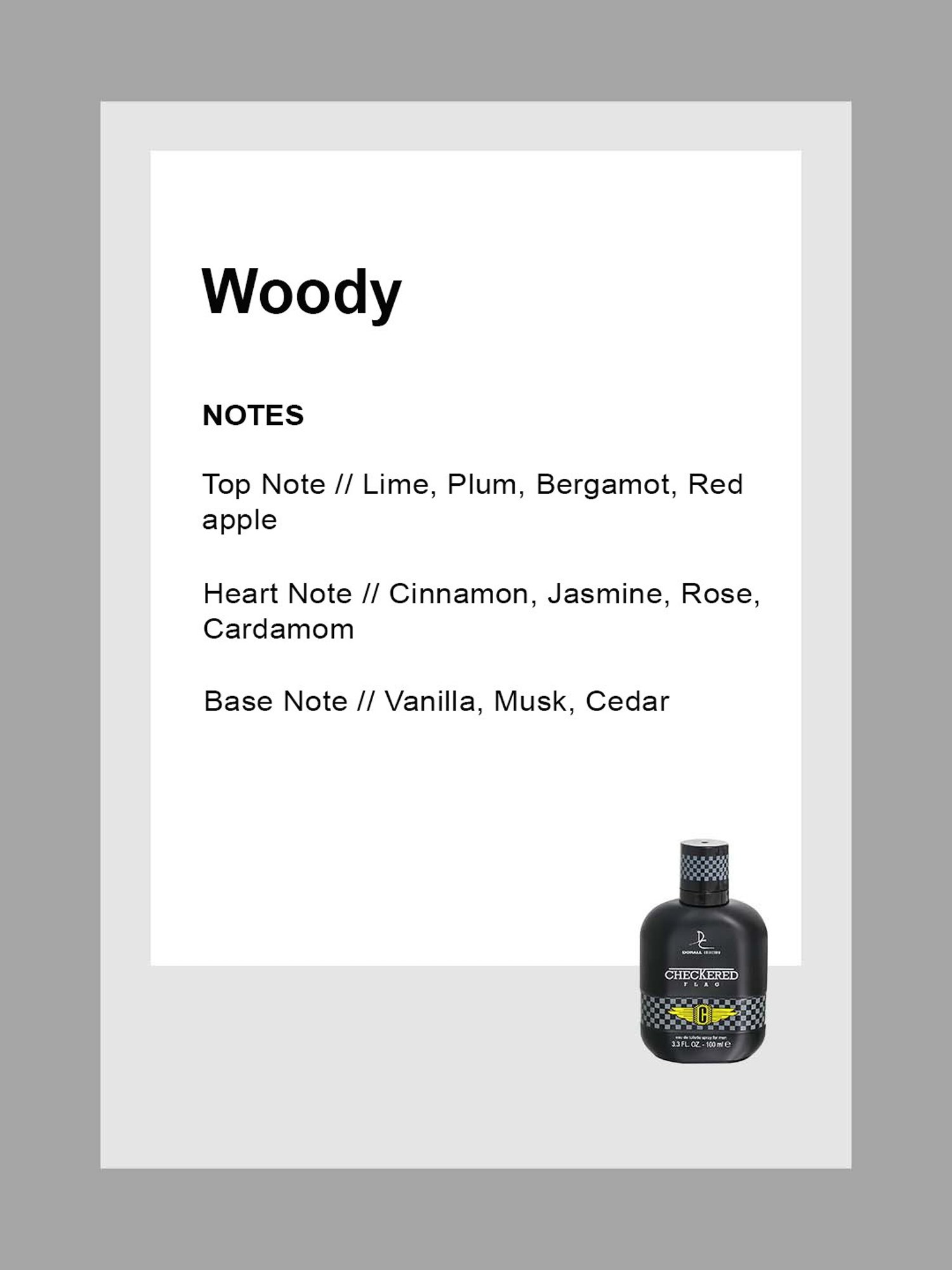 Dorall Collection Checkered Flag Eau de Toilette for Men - 100 ml