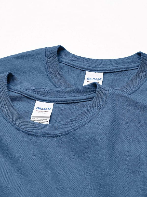 Gildan Men's Heavy Cotton Adult T-Shirt, 2-Pack