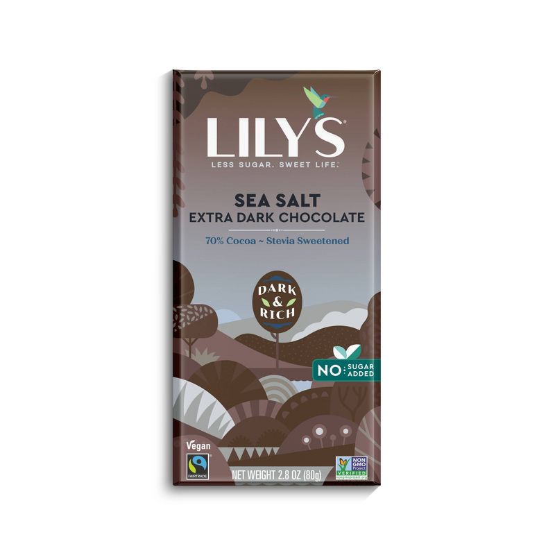 Lily's Sea Salt Extra Dark Chocolate Bar - 2.8oz